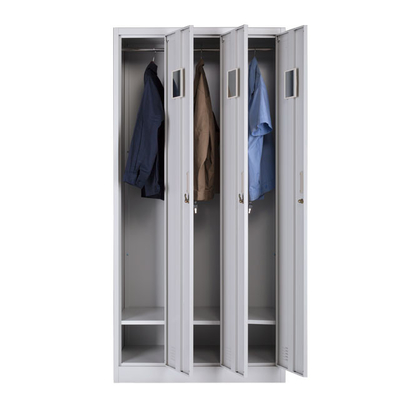 Cabinet de casier de stockage en métal de la CE de portes du vestiaire 3 de H1850mm