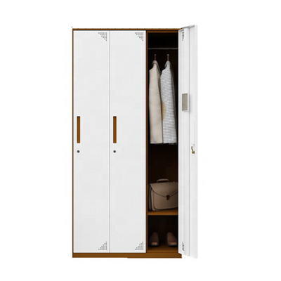 Cabinet de casier de stockage en métal de la CE de portes du vestiaire 3 de H1850mm