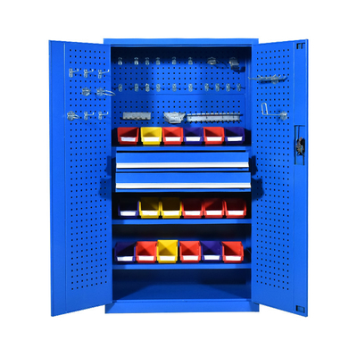 Armoire à outils professionnel Armoire à outils mobile Métal verrouillable Cobalt tiroir