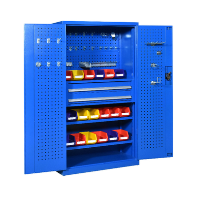Armoire à outils professionnel Armoire à outils mobile Métal verrouillable Cobalt tiroir