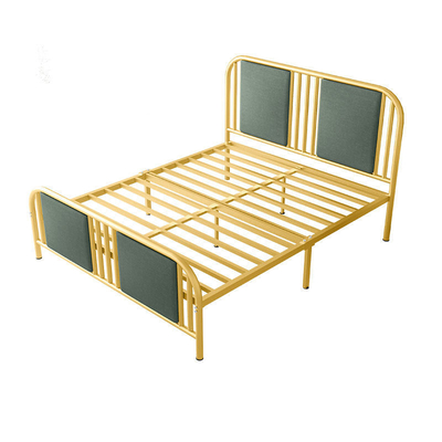 Prix usine en gros de meubles de chambre à coucher de lit simple d'acier de cadre de lit en métal