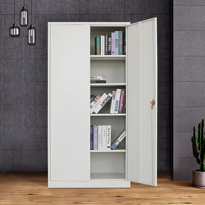 Armoire en acier à 2 portes, rangement, classeur, meuble de classement en métal