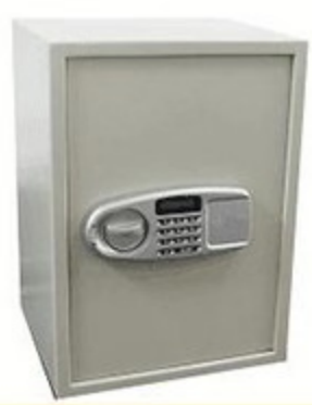 Casque de sécurité en acier moyen avec protection anti-vol et trous de montage pour la maison et le bureau