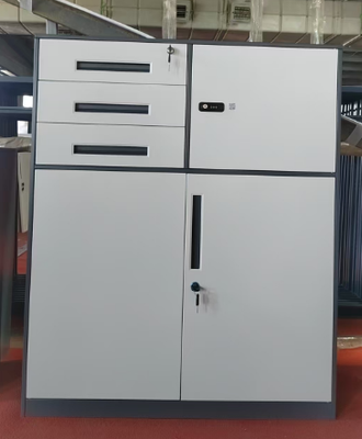 Armoire à fichiers en acier avec conception latérale étroite Armoire de stockage de documents de bureau en métal pour les fichiers et les fournitures de bureau
