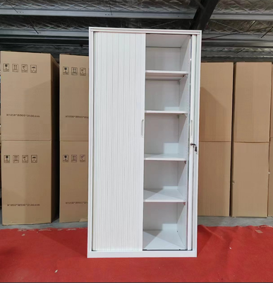 Armoire de rangement de porte en acier à tambour avec conception latérale étroite 1850 mm Armoire de rangement de bureau en métal pour l'organisation de documents et de fichiers