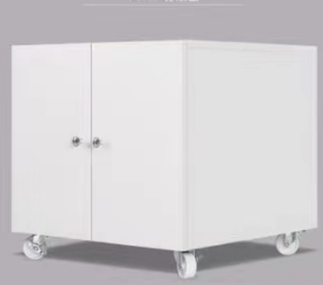 Armoire d'imprimante mobile en acier avec tiroir de rangement verrouillable et roulettes, support d'imprimante en métal pour bureau à domicile et lieu de travail