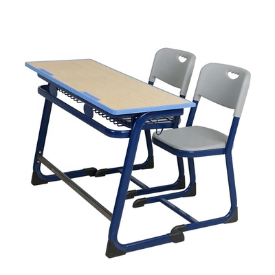 Bureau d'école de GV H760*W450*L1200mm avec la chaise