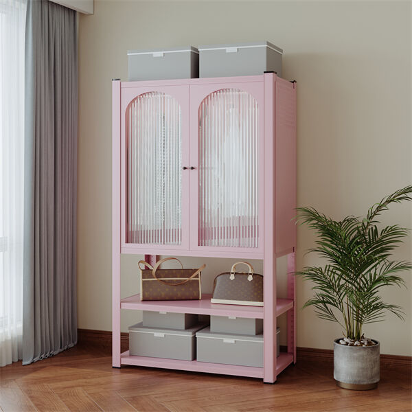 Vestiaire métallique à 2 portes en acier avec étagère, suspendu réglable, design moderne et durable