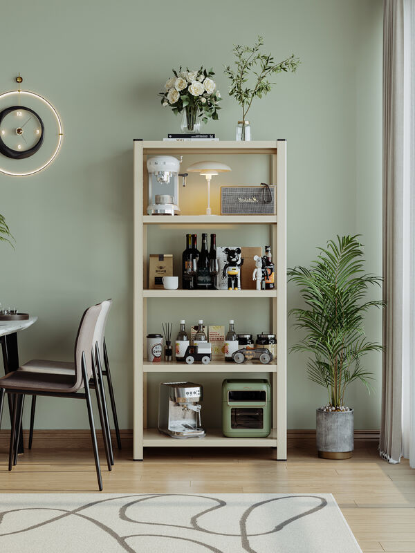 Armoire de rangement métallique multicouche à hauteur réglable, conçue pour l'optimisation de l'espace, avec cadre robuste