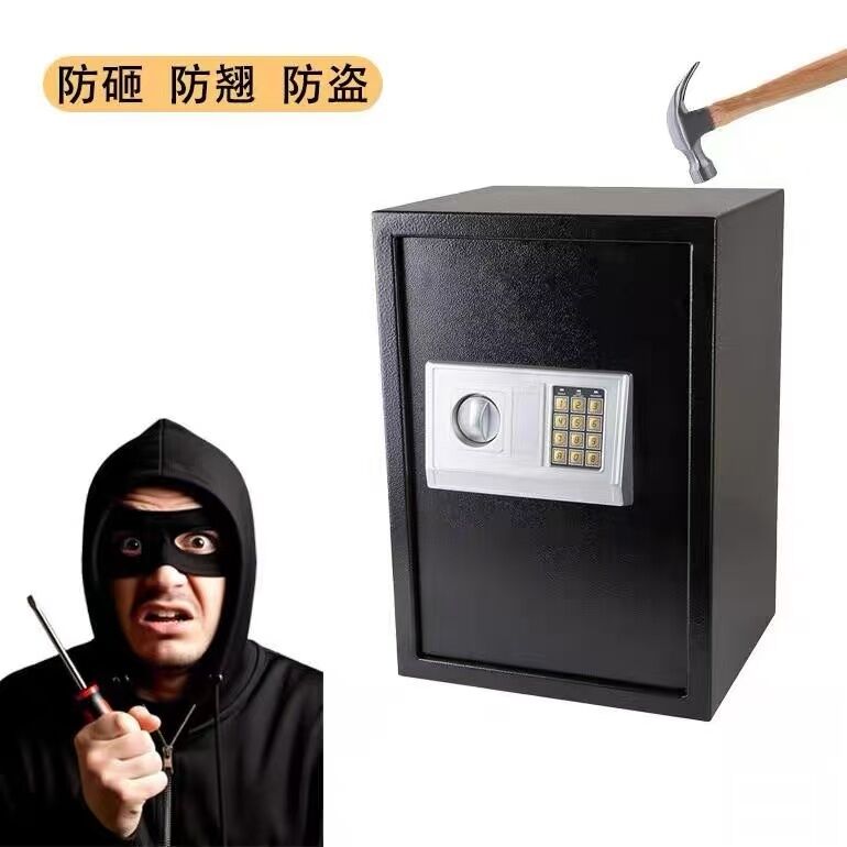 Casque de sécurité en acier moyen avec protection anti-vol et trous de montage pour la maison et le bureau