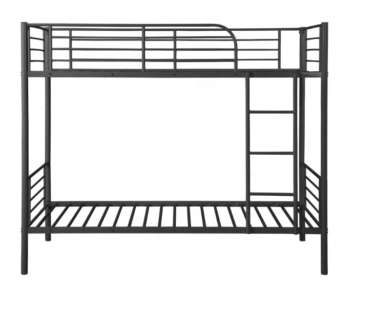 Ensemble de cadre de lit superposé en métal de fer de meubles de chambre à coucher d'école double